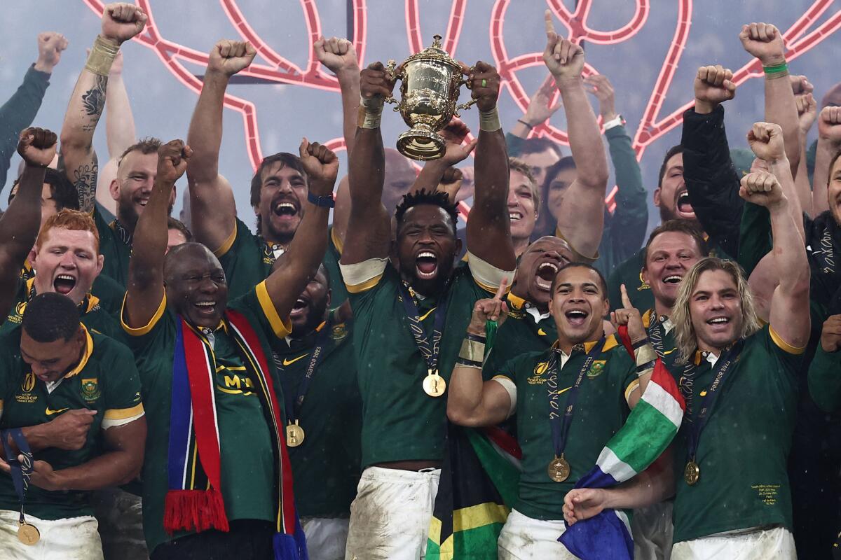 South Africa's victory in the 2023 Rugby World Cup was a moment of national pride and celebration.
